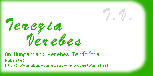 terezia verebes business card